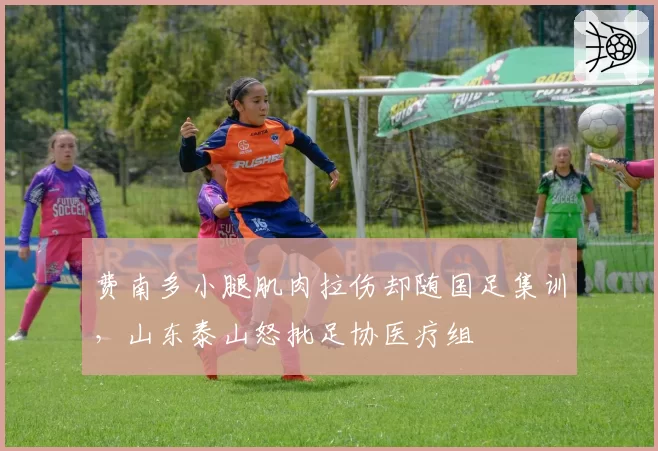 费南多小腿肌肉拉伤却随国足集训,山东泰山怒批足协医疗组