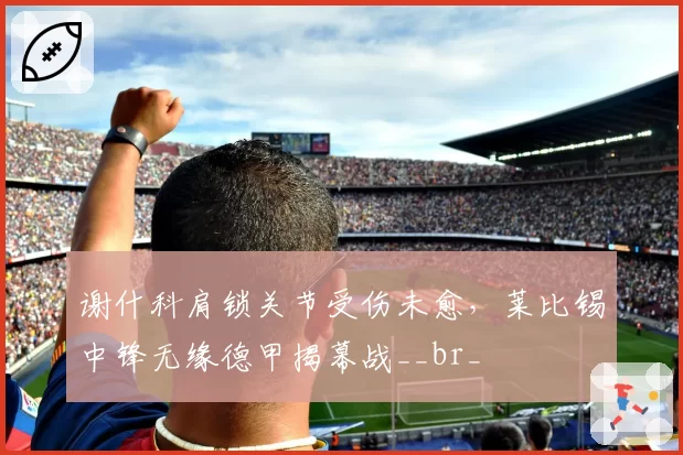 谢什科肩锁关节受伤未愈，莱比锡中锋无缘德甲揭幕战__br_